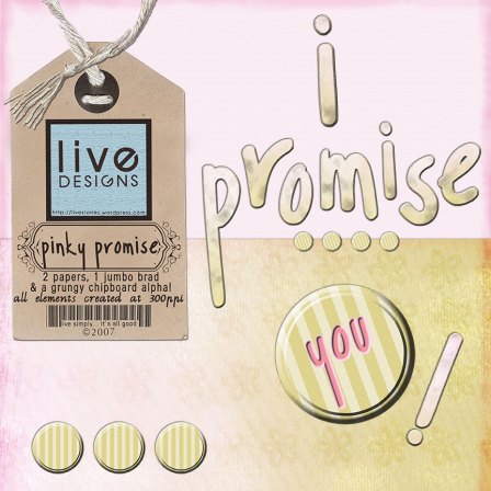 LivEdesigns Pinky Promise Set 3