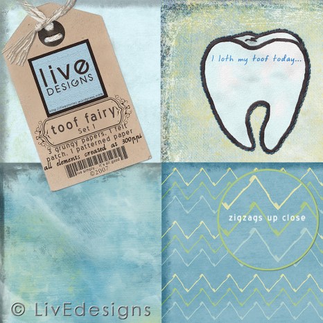 LivEdesigns Toof Fairy Set1