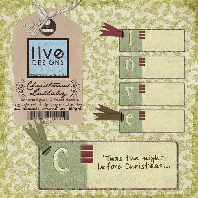 LivEdesigns Christmas Lullaby Set2