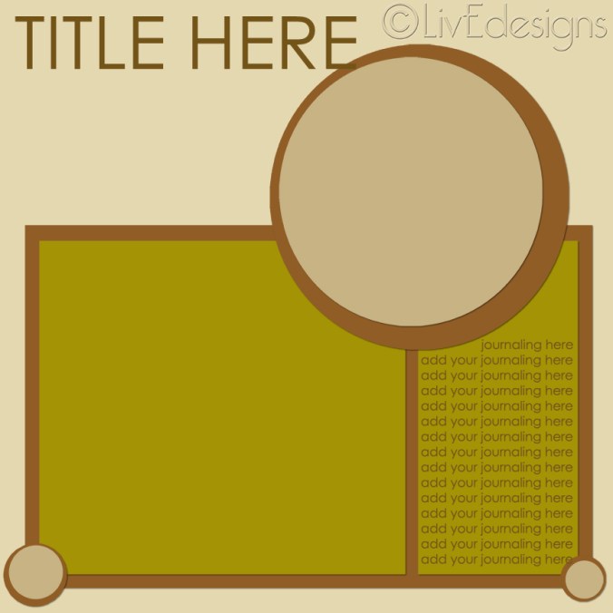 2Photo Template with Straight Title