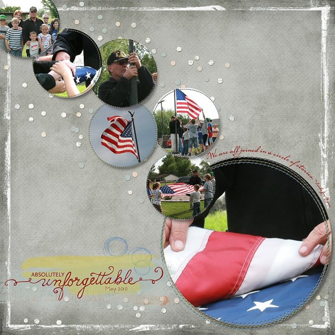 This awesome layout was created by Reneé Dezember.